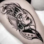 Женские тату - Блэкворк 19.04.22 №0005 - Female tattoos - Blackwork tatufoto.com