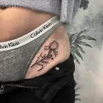 Женские тату - Дотворк 19.04.22 №0003 - Female tattoos - Dotwork tatufoto.com