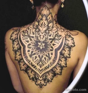 Женские тату - Орнаментал 19.04.22 №0001 - Female tattoos - Ornamental tatufoto.com