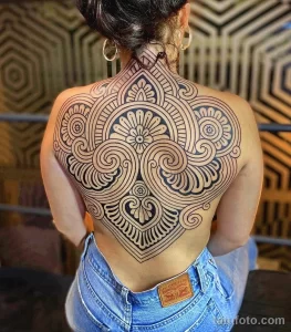 Женские тату - Орнаментал 19.04.22 №0006 - Female tattoos - Ornamental tatufoto.com