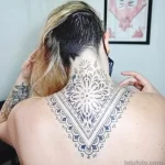 Женские тату - Орнаментал 19.04.22 №0008 - Female tattoos - Ornamental tatufoto.com