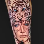 Женские тату - Реализм 19.04.22 №0006 - Female tattoos - Realism tatufoto.com