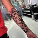 Женские тату - Реализм 19.04.22 №0010 - Female tattoos - Realism tatufoto.com