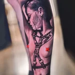 Женские тату - Реализм 19.04.22 №0011 - Female tattoos - Realism tatufoto.com