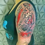 Женские тату - Треш Полька 19.04.22 №0005 - Female tattoos - Trash Polka tatufoto.com