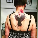 Женские тату - Треш Полька 19.04.22 №0012 - Female tattoos - Trash Polka tatufoto.com