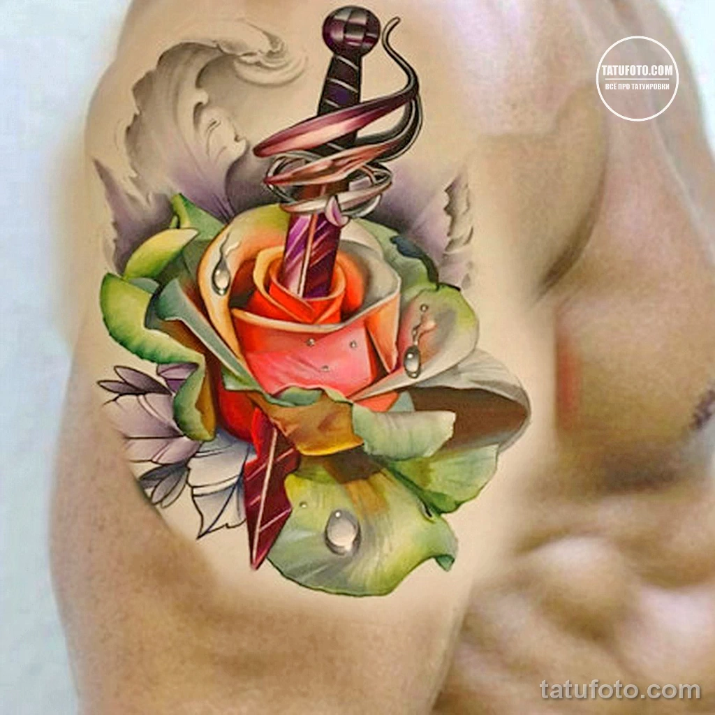 Новый интересный рисунок тату 27.04.22 №0240 — New interesting tattoo desig tatufoto.com