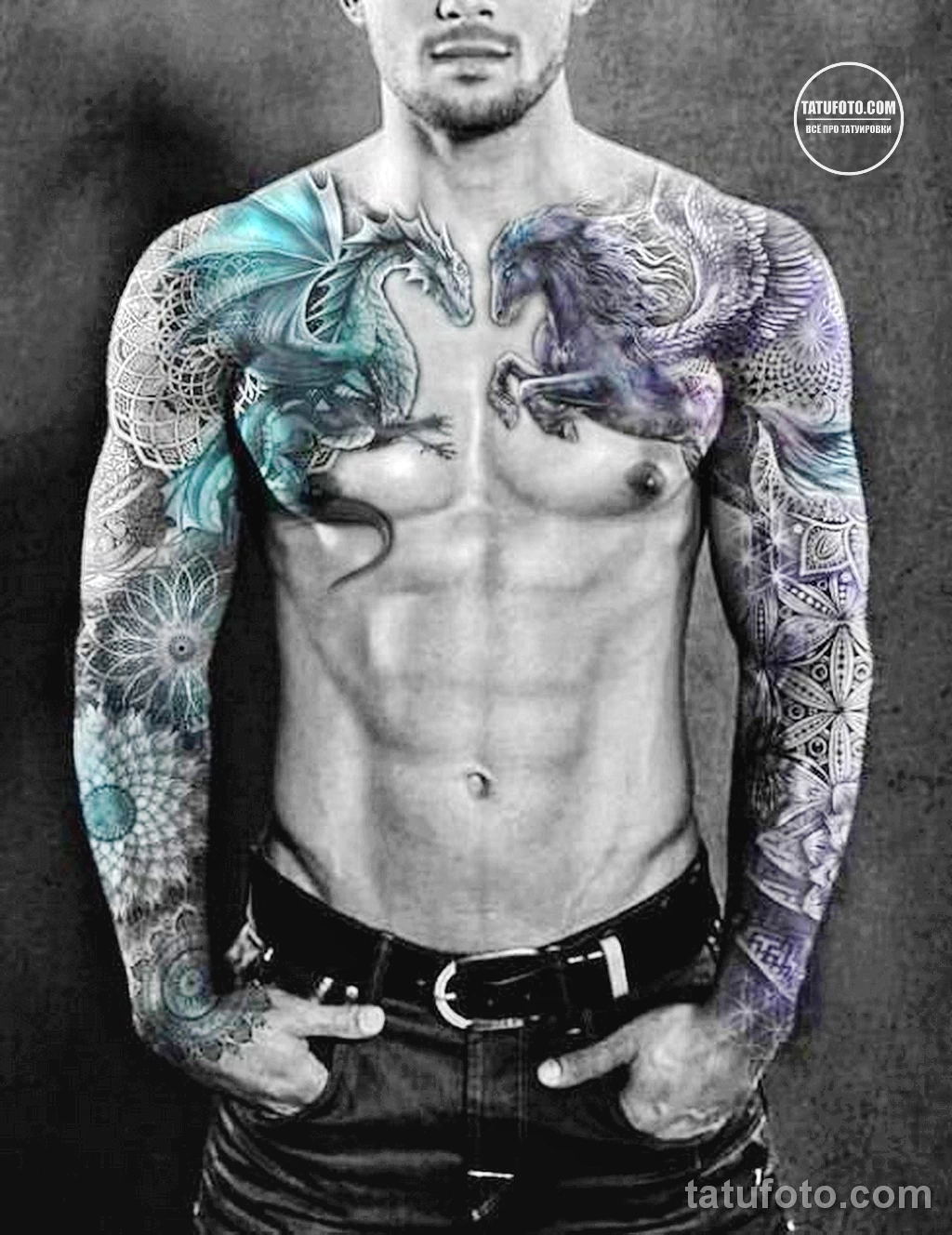 Новый интересный рисунок тату 27.04.22 №0397 — New interesting tattoo desig tatufoto.com