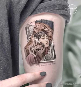 Новый интересный рисунок тату 27.04.22 №1839 - New interesting tattoo desig tatufoto.com