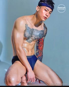 Новый интересный рисунок тату 27.04.22 №2370 - New interesting tattoo desig tatufoto.com