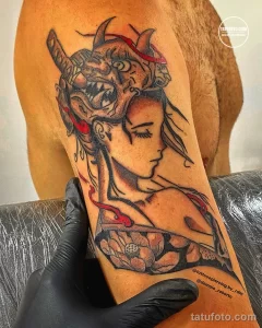 Новый интересный рисунок тату 27.04.22 №3208 - New interesting tattoo desig tatufoto.com