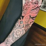 Новый интересный рисунок тату 27.04.22 №3217 - New interesting tattoo desig tatufoto.com