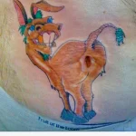 Смешные и весёлые рисунки тату с приколом 10.04.22 №0016 - fun tattoo tatufoto.com