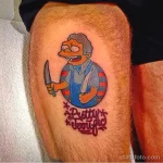 Смешные и весёлые рисунки тату с приколом 10.04.22 №0028 - fun tattoo tatufoto.com
