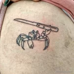 Смешные и весёлые рисунки тату с приколом 10.04.22 №0082 - fun tattoo tatufoto.com