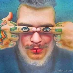 Смешные и весёлые рисунки тату с приколом 10.04.22 №0232 - fun tattoo tatufoto.com