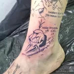 Смешные и весёлые рисунки тату с приколом 10.04.22 №0261 - fun tattoo tatufoto.com