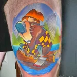 Смешные и весёлые рисунки тату с приколом 10.04.22 №0302 - fun tattoo tatufoto.com