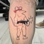 Смешные и весёлые рисунки тату с приколом 10.04.22 №0313 - fun tattoo tatufoto.com