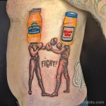 Смешные и весёлые рисунки тату с приколом 10.04.22 №0355 - fun tattoo tatufoto.com