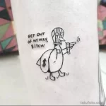 Смешные и весёлые рисунки тату с приколом 10.04.22 №0380 - fun tattoo tatufoto.com