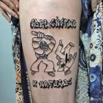 Смешные и весёлые рисунки тату с приколом 10.04.22 №0419 - fun tattoo tatufoto.com