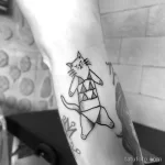 Смешные и весёлые рисунки тату с приколом 10.04.22 №0543 - fun tattoo tatufoto.com