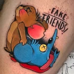 Смешные и весёлые рисунки тату с приколом 10.04.22 №0555 - fun tattoo tatufoto.com