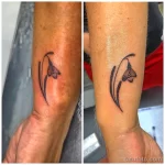 Фото тату цветок подснежника 19.04.22 №0001 - snowdrop flower tattoo tatufoto.com