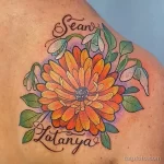 Фото тату цветок подснежника 19.04.22 №0060 - snowdrop flower tattoo tatufoto.com