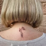 Фото тату цветок подснежника 19.04.22 №0078 - snowdrop flower tattoo tatufoto.com