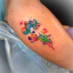 Фото тату цветок подснежника 19.04.22 №0129 - snowdrop flower tattoo tatufoto.com