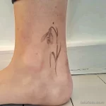 Фото тату цветок подснежника 19.04.22 №0136 - snowdrop flower tattoo tatufoto.com
