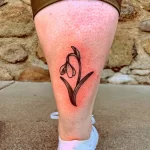 Фото тату цветок подснежника 19.04.22 №0150 - snowdrop flower tattoo tatufoto.com