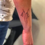 Фото тату цветок подснежника 19.04.22 №0153 - snowdrop flower tattoo tatufoto.com
