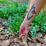 Фото тату цветок подснежника 19.04.22 №0155 - snowdrop flower tattoo tatufoto.com