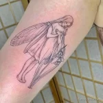Фото тату цветок подснежника 19.04.22 №0165 - snowdrop flower tattoo tatufoto.com