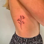 Фото тату цветок подснежника 19.04.22 №0166 - snowdrop flower tattoo tatufoto.com