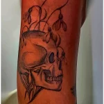 Фото тату цветок подснежника 19.04.22 №0172 - snowdrop flower tattoo tatufoto.com