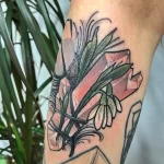 Фото тату цветок подснежника 19.04.22 №0251 - snowdrop flower tattoo tatufoto.com