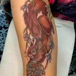 Фото тату цветок подснежника 19.04.22 №0335 - snowdrop flower tattoo tatufoto.com