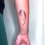 Фото тату цветок подснежника 19.04.22 №0356 - snowdrop flower tattoo tatufoto.com