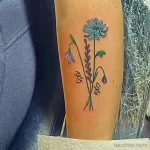 Фото тату цветок подснежника 19.04.22 №0388 - snowdrop flower tattoo tatufoto.com