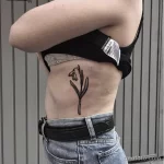 Фото тату цветок подснежника 19.04.22 №0392 - snowdrop flower tattoo tatufoto.com