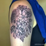 Фото тату цветок подснежника 19.04.22 №0395 - snowdrop flower tattoo tatufoto.com