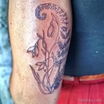 Фото тату цветок подснежника 19.04.22 №0396 - snowdrop flower tattoo tatufoto.com