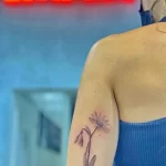 Фото тату цветок подснежника 19.04.22 №0416 - snowdrop flower tattoo tatufoto.com