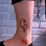 Фото тату цветок подснежника 19.04.22 №0426 - snowdrop flower tattoo tatufoto.com