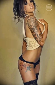 Фото девушек с тату и женских тату рисунков 28.05.22 №0083 - tatufoto.com