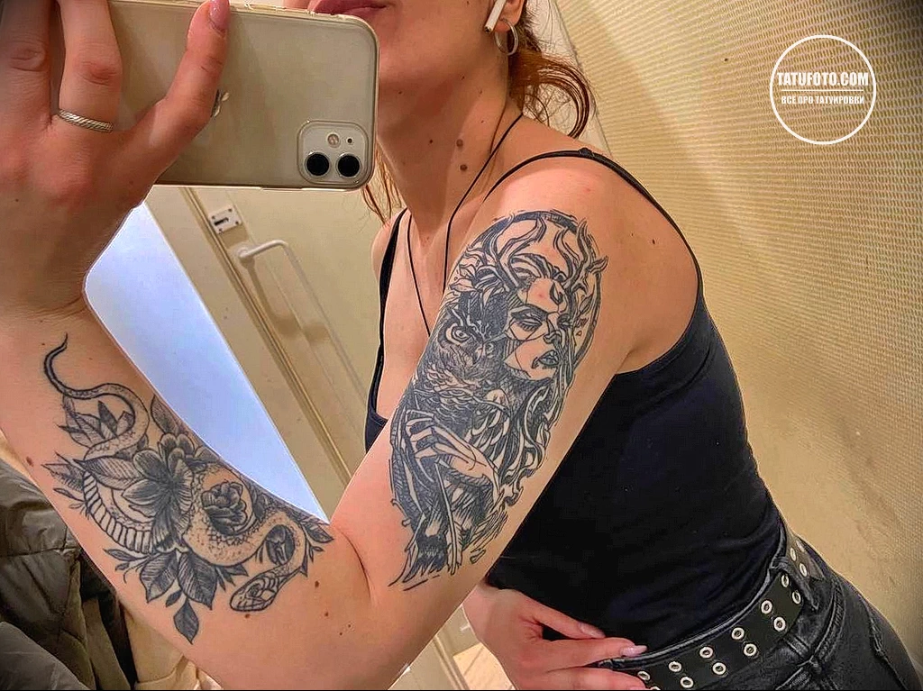 Фото девушек с тату и женских тату рисунков 28.05.22 №0510 — tatufoto.com